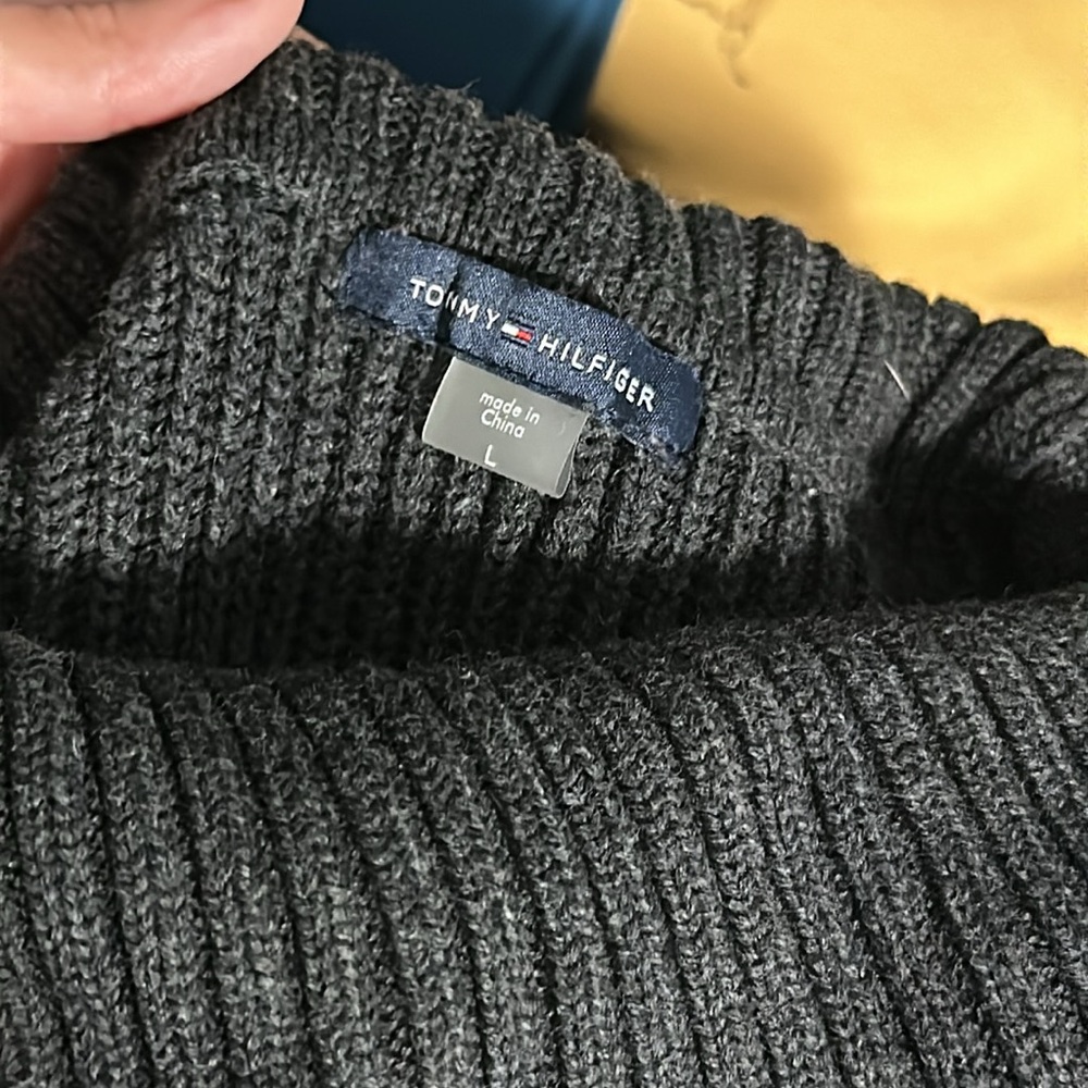Tommy Hilfiger Turtleneck Knit Sweater Dress - Picture 7 of 8
